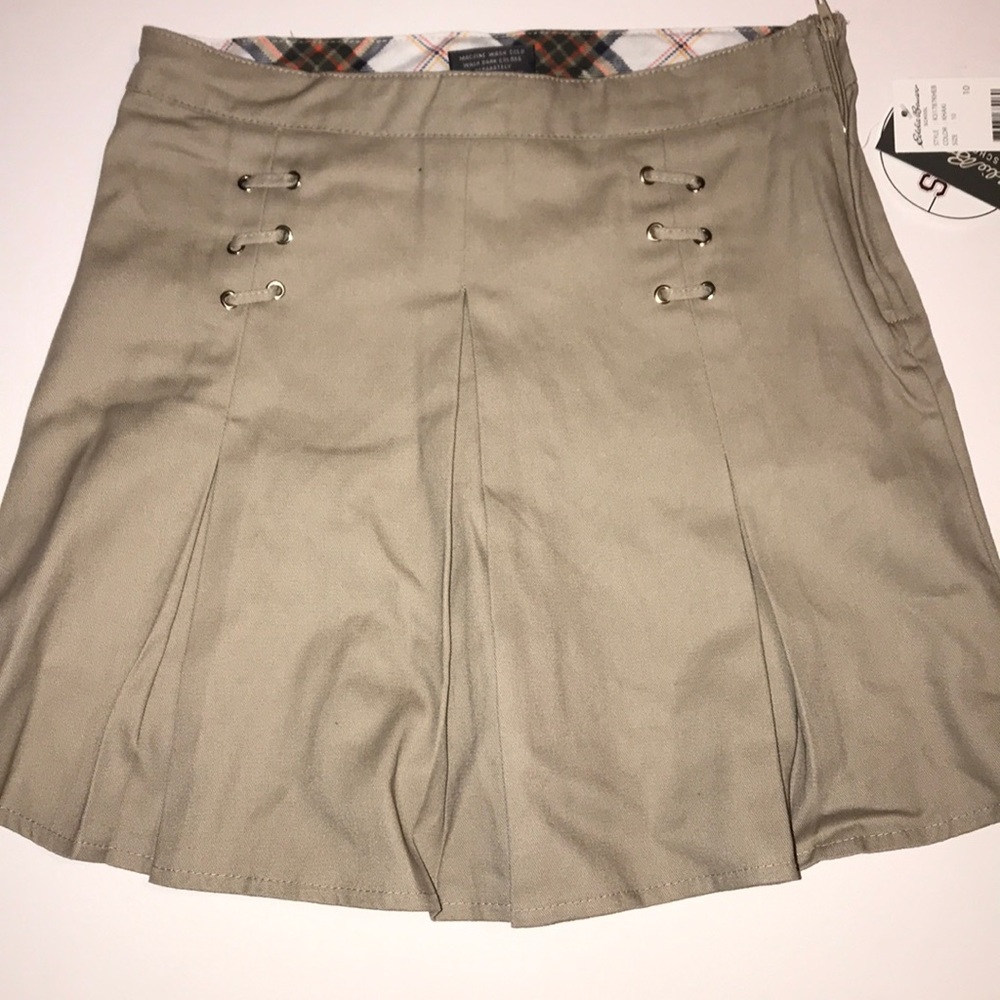 Eddie Bauer khaki girls skort